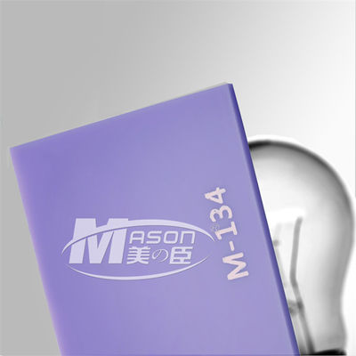 Strato variopinto luminoso di Iridescen Matt Frosted Sign Cast Acrylic PMMA per luce principale