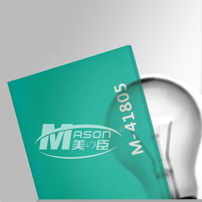 Dischi di vetro in vetro di colore fuso Blu 4x8ft pannelli di plastica per pareti