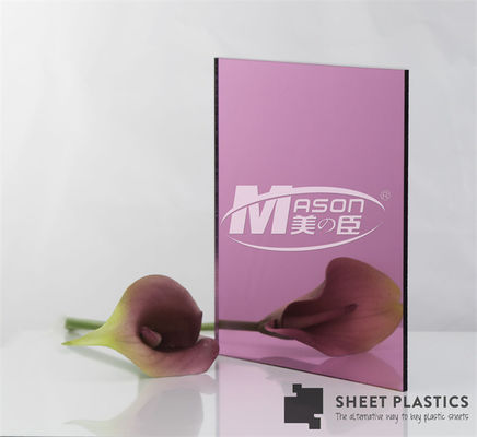 4 dal taglio di plastica dello specchio di 8 plexiglass per graduare gli strati secondo la misura acrilici colorati dello specchio del perspex