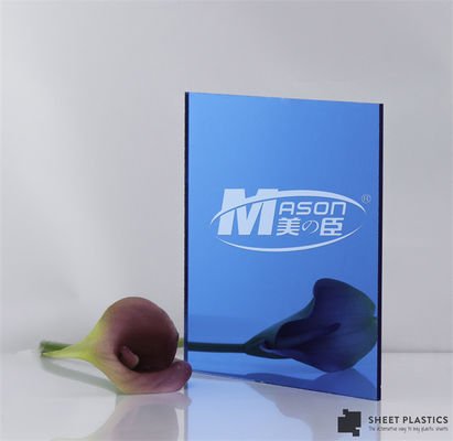 Fogli di specchiera acrilica di vetro oro Plexiglass Fogli di specchiere adesivi