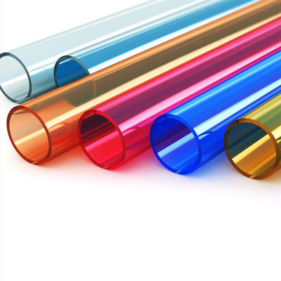 Alto plexiglass acrilico meccanico 2mm di Rohi dei tubi di colore di rigidità e di forza 2m