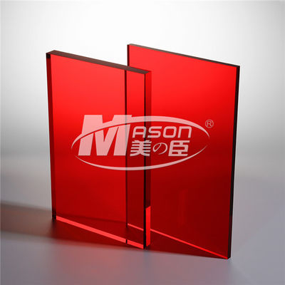 strati acrilici del plexiglass di colore trasparente 6mm di 5mm 1220x2440mm