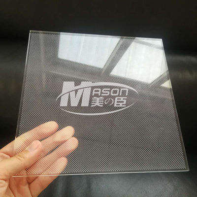 Piatto di guida di luce acrilico del laser Dot Plexiglass LGP con alta uscita leggera