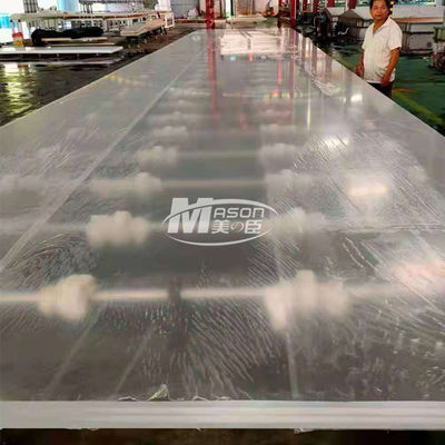 strato acrilico dell'acquario di 8850x3150mm 70mm per la piscina decorativa