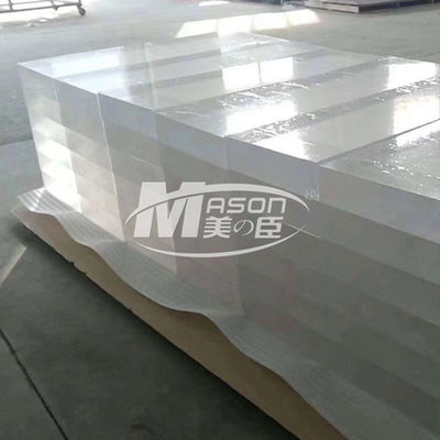 Piscina acrilica dell'acquario del pesce della colata PMMA di 100% dello strato spesso puro del plexiglass