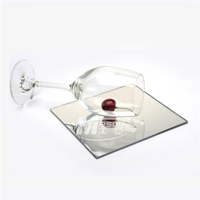 Singolo strato acrilico parteggiato del plexiglass dello strato dello strato PMMA dello specchio dell'argento dell'oro
