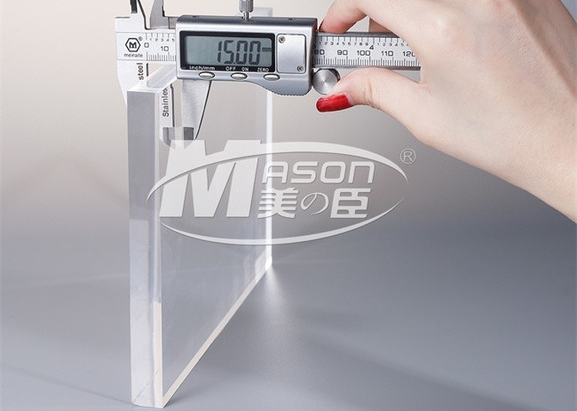 Il chiaro vetro acrilico ha glassato gli strati di plastica del plexiglass 200mm