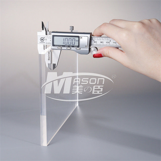 La fabbrica 6mm 8mm 10 millimetri 4x8ft PMMA ha fuso il chiaro strato acrilico del plexiglass su ordinazione