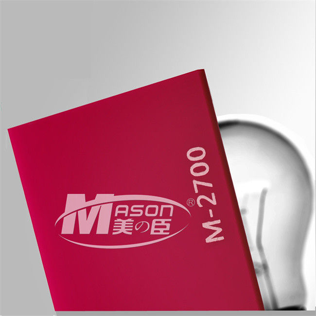 Strato acrilico di colore del Muttahida Majlis-E-Amal 3mm 4mm 5mm del lucite per il taglio del laser