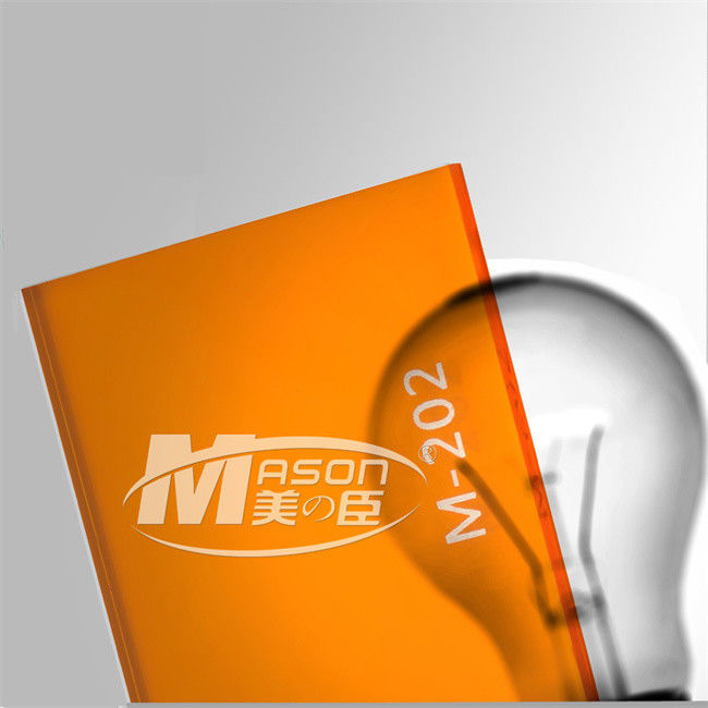 lo strato acrilico di colore trasparente di 5mm ha fuso lo strato acrilico 1220x1830mm del perspex