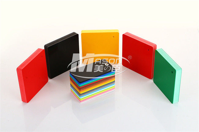 Foglio colorato ad alta densità della schiuma del PVC di 0.6g/Cm3 4x8ft 8mm 10mm 12mm 15mm