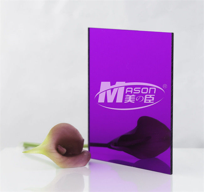 4 dal taglio di plastica dello specchio di 8 plexiglass per graduare gli strati secondo la misura acrilici colorati dello specchio del perspex