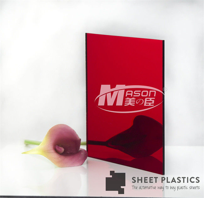 Fogli di specchiera acrilica di vetro oro Plexiglass Fogli di specchiere adesivi
