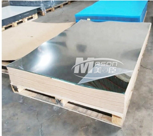 Singolo strato acrilico parteggiato d'argento del plexiglass dell'oro dello strato 4x6 dello specchio di 2mm