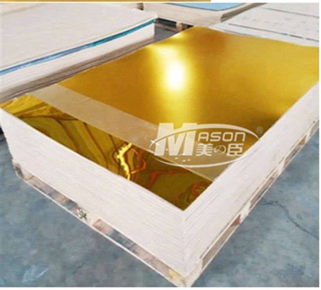 Laser che taglia lo strato acrilico d'argento 1220x1830mm dello specchio dell'oro PMMA 2mm
