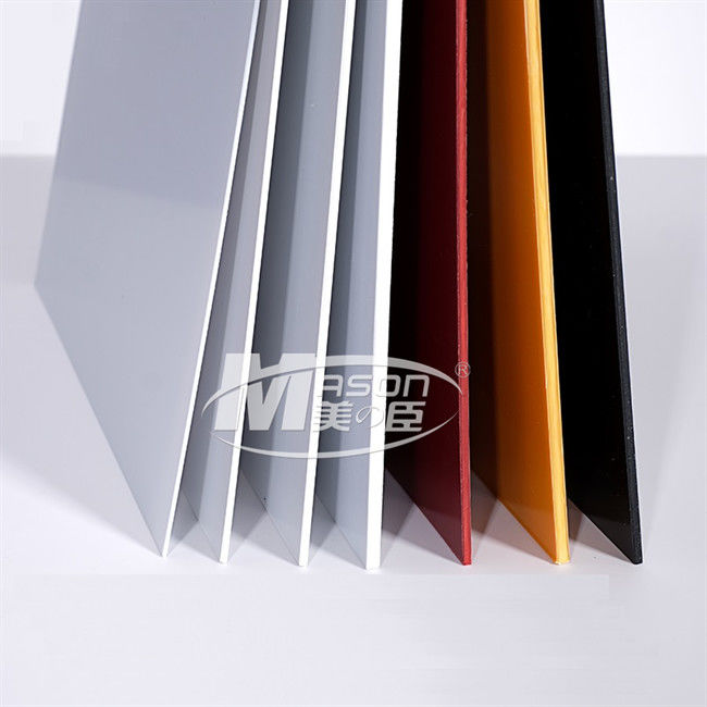 Strato di plastica colorato solido dell'ABS dell'acrilonitrile 5mm resistente all'acido
