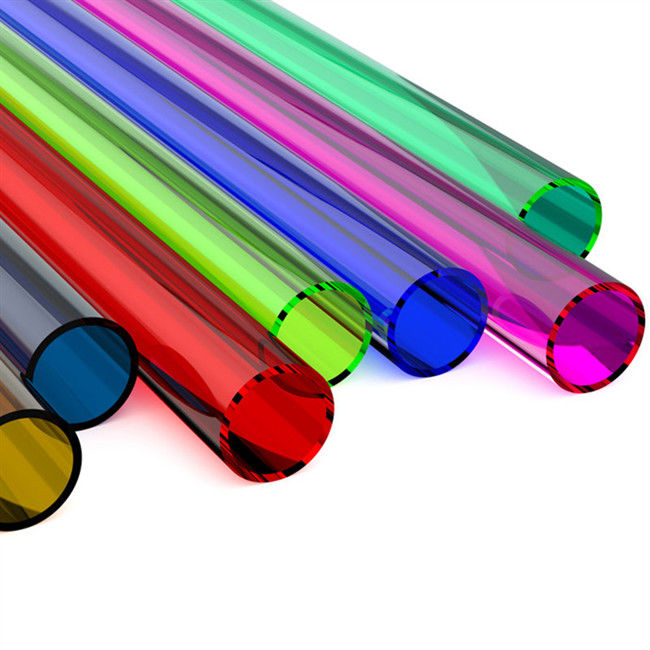 4mm 5mm 6 millimetri hanno personalizzato tutti i tubi acrilici di plastica della metropolitana della radura di colore di dimensione