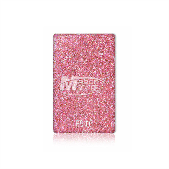 La plastica blu di scintillio del perspex dell'oro variopinto di rosa riveste 25mm