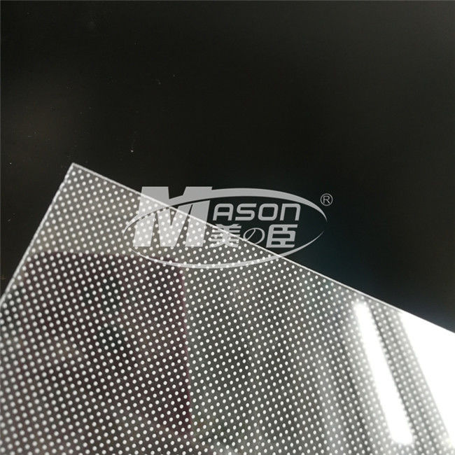 il pannello acrilico 1220X2440mm LGP PMMA della guida di luce di 3mm usa per l'accensione del segno