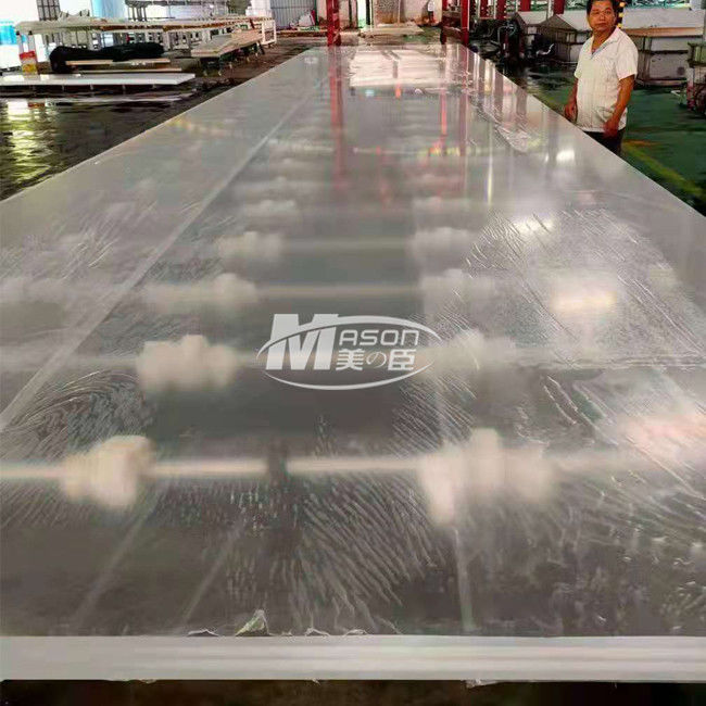 strato acrilico dell'acquario di 8850x3150mm 70mm per la piscina decorativa