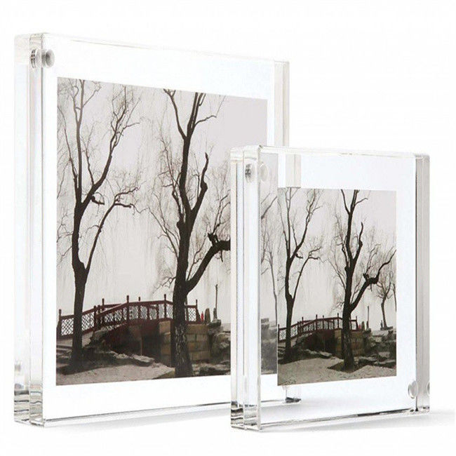 Chiaro dipartimento domestico magnetico acrilico della cornice del perspex 4x6»