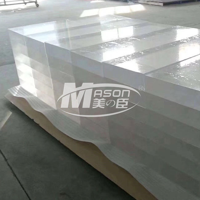 Piscina acrilica dell'acquario del pesce della colata PMMA di 100% dello strato spesso puro del plexiglass