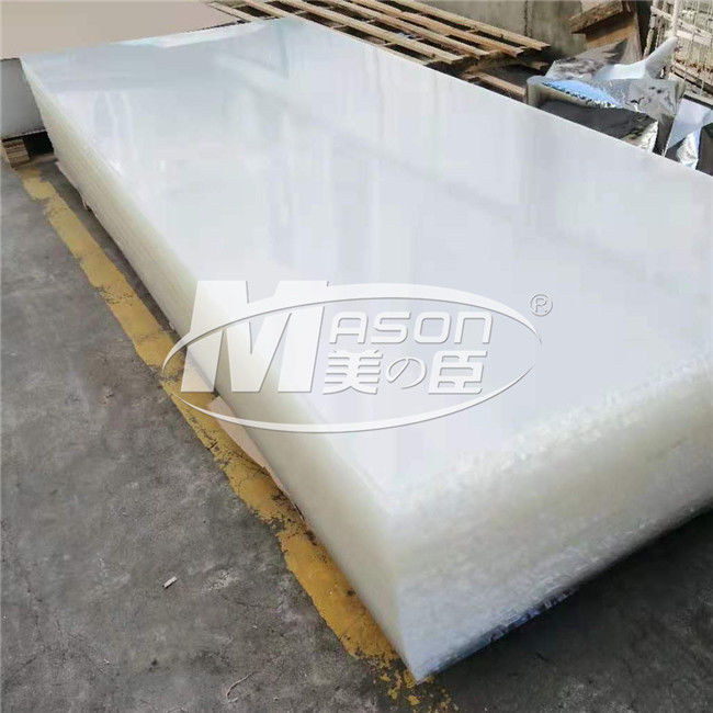 Il perspex resistente 6mm 5H del graffio ha indurito lo strato acrilico fuso chiaro con il film del PE